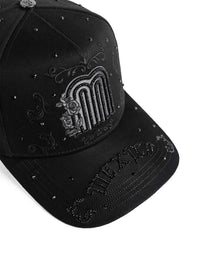 Big Boss M San Judas Embroidered Western Ball Cap - Black - OriginalWestern.com