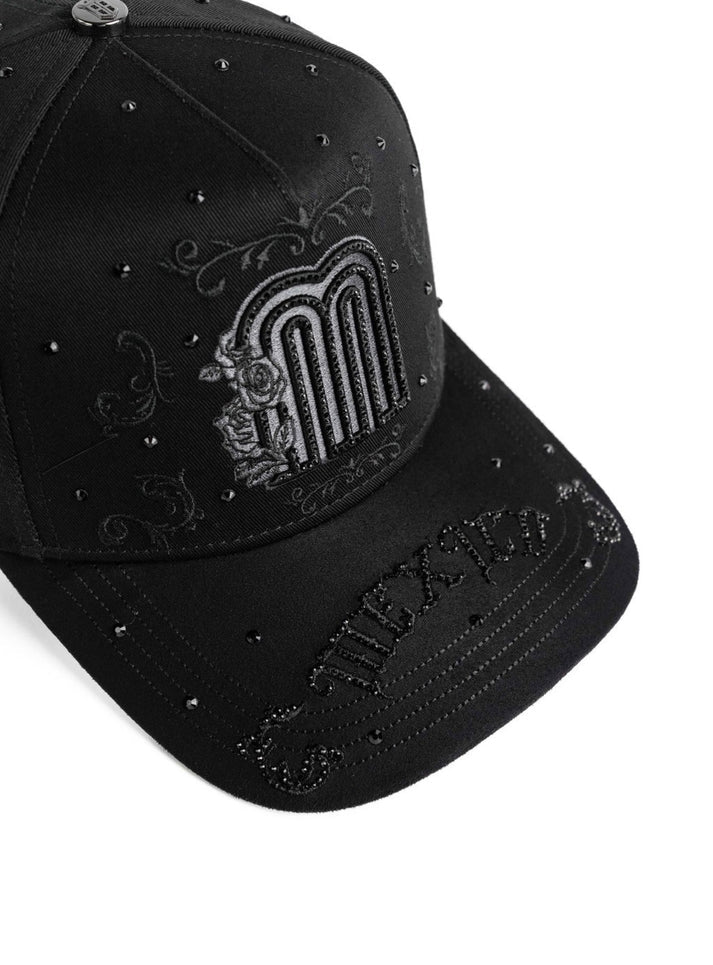 Big Boss M San Judas Embroidered Western Ball Cap - Black - OriginalWestern.com