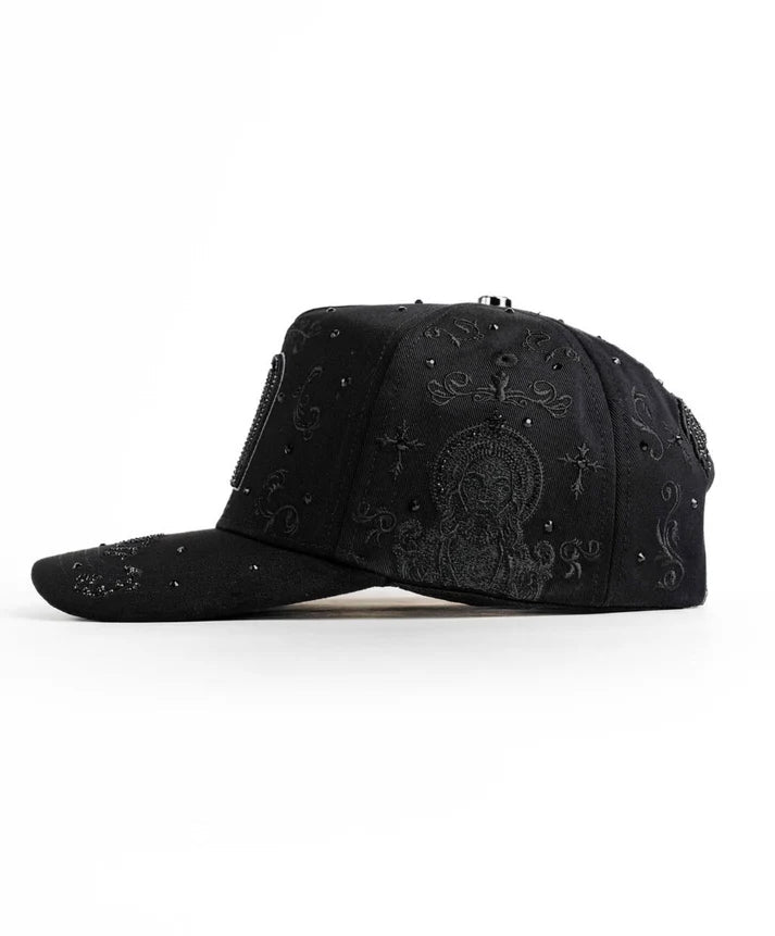 Big Boss M San Judas Embroidered Western Ball Cap - Black - OriginalWestern.com