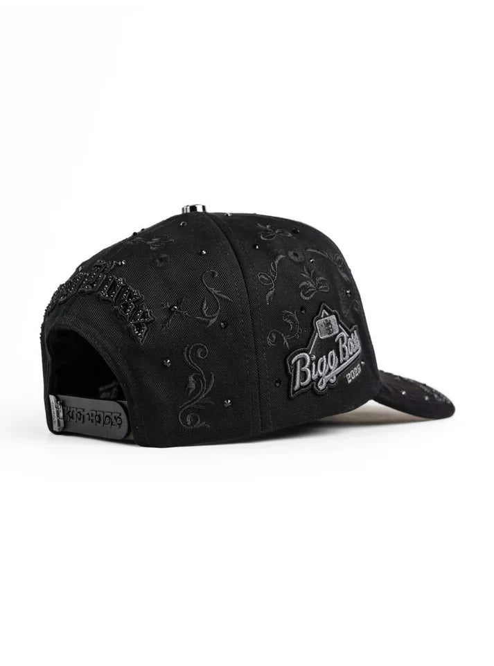 Big Boss M San Judas Embroidered Western Ball Cap - Black - OriginalWestern.com
