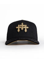 Big Boss Tres cruces oro Embroidered Western Ball Cap - Black - OriginalWestern.com