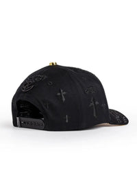 Big Boss Tres cruces oro Embroidered Western Ball Cap - Black - OriginalWestern.com