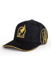 Big Boss Viva Mexico Embroidered Western Ball Cap - Black - OriginalWestern.com