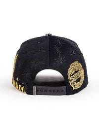 Big Boss Viva Mexico Embroidered Western Ball Cap - Black - OriginalWestern.com