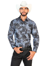 El General - Black Casual Long Sleeve Shirt 43775