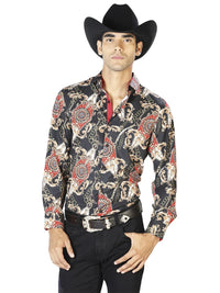 Black Gold Casual Long Sleeve Shirt 43543 - OriginalWestern.com