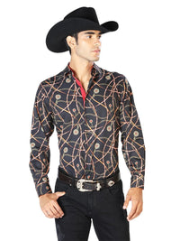 Black Gold Casual Long Sleeve Shirt 43547 - OriginalWestern.com