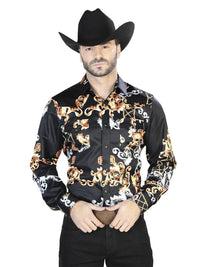 Black Gold Casual Long Sleeve Shirt 44085 - OriginalWestern.com
