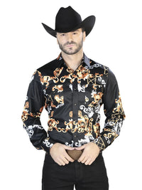 Black Gold Casual Long Sleeve Shirt 44085