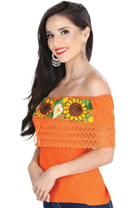 El General Women’s Blusa Bordada Artesanal Olán 601283