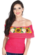 El General Women’s Blusa Bordada Artesanal Olán 601287