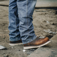 Bonanza Frontier Classic 10” Wellington Work Boot – Crazy Brown - OriginalWestern.com