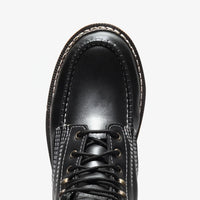 Bonanza Frontier Classic 6” Moc Toe Work Boot – Black - OriginalWestern.com