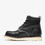 Bonanza Frontier Classic 6” Moc Toe Work Boot – Black - OriginalWestern.com
