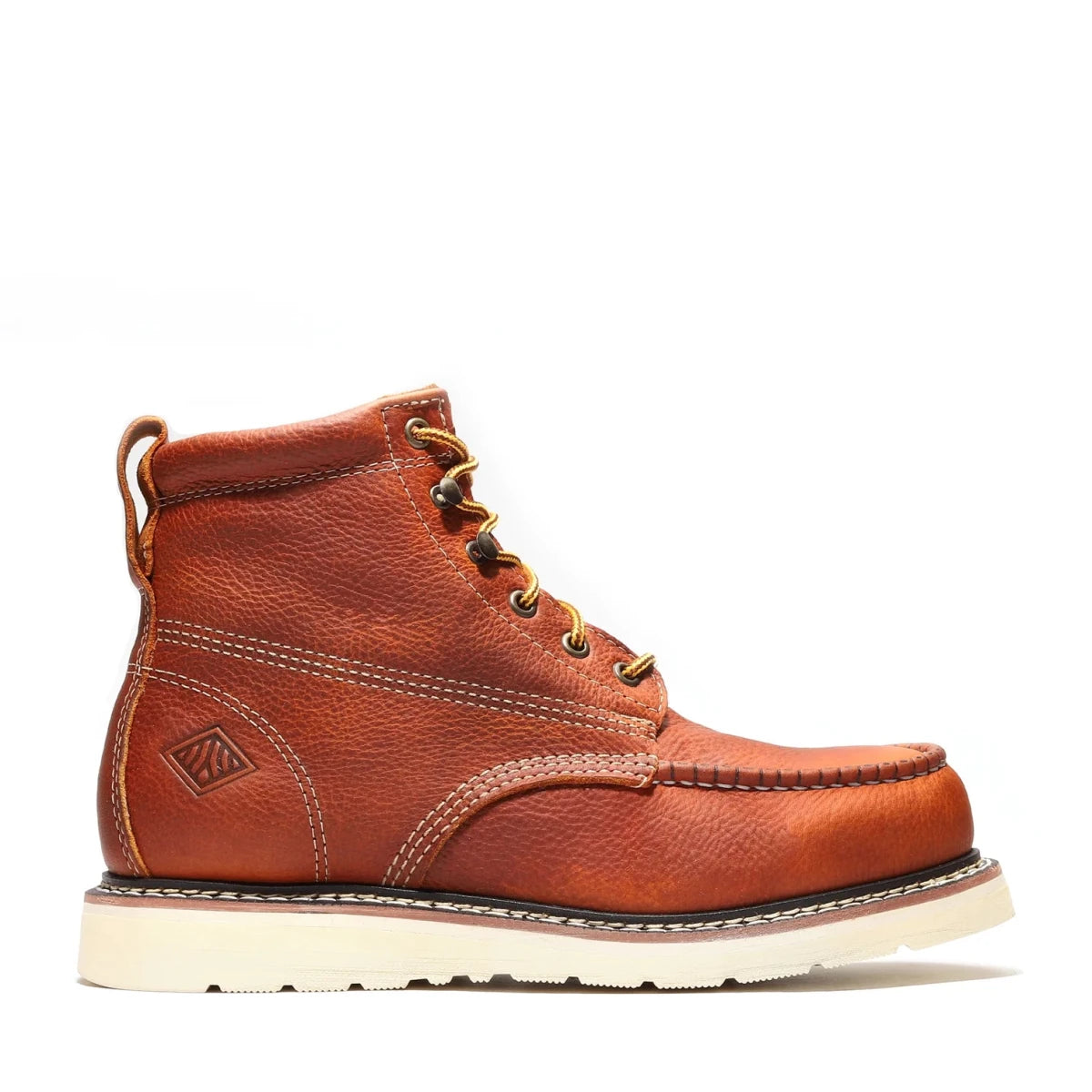 Bonanza Frontier Classic 6” Moc Toe Work Boot – Golden Brown - OriginalWestern.com