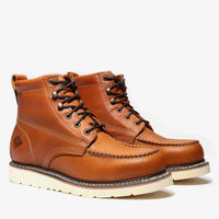 Bonanza Frontier Classic 6” Moc Toe Work Boot – Golden Tan - OriginalWestern.com