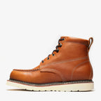Bonanza Frontier Classic 6” Moc Toe Work Boot – Golden Tan - OriginalWestern.com