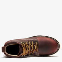 Bonanza Frontier Classic 6” Plain Toe Work Boot – Burgundy - OriginalWestern.com