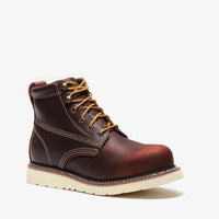 Bonanza Frontier Classic 6” Plain Toe Work Boot – Burgundy - OriginalWestern.com