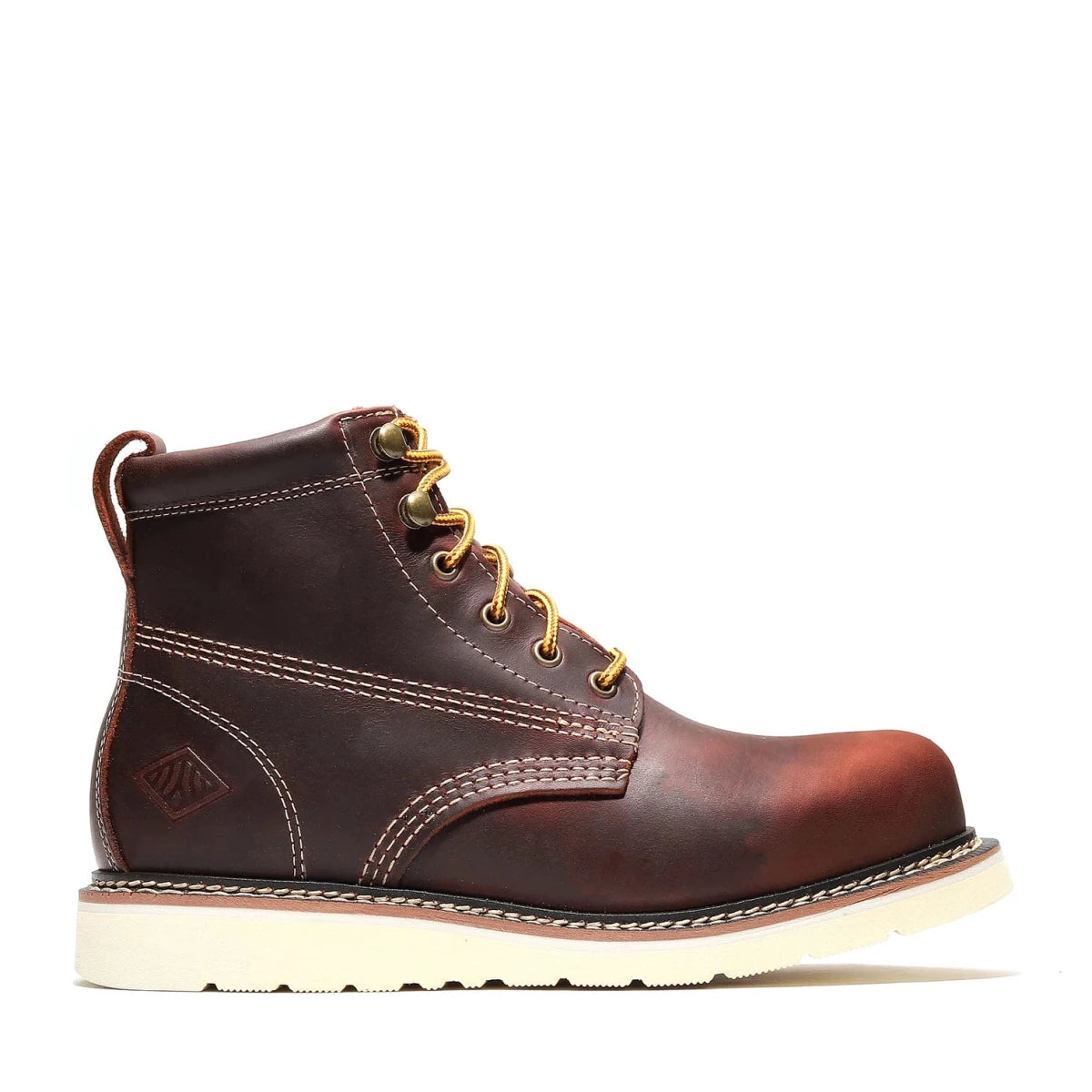 Bonanza Frontier Classic 6” Plain Toe Work Boot – Burgundy - OriginalWestern.com