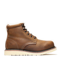 Bonanza Frontier Classic 6” Plain Toe Work Boot – Crazy Brown - OriginalWestern.com