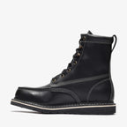 Bonanza Frontier Classic 8” Moc Toe Work Boot – Black - OriginalWestern.com