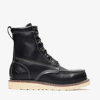 Bonanza Frontier Classic 8” Moc Toe Work Boot – Black - OriginalWestern.com