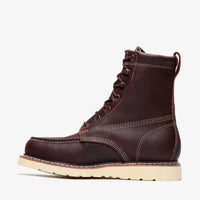 Bonanza Frontier Classic 8” Moc Toe Work Boot – Burgundy - OriginalWestern.com
