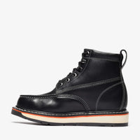 Bonanza Frontier Dual 6” Moc Toe Steel Toe – Black - OriginalWestern.com