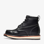 Bonanza Frontier Dual 6” Moc Toe Work Boot – Black - OriginalWestern.com
