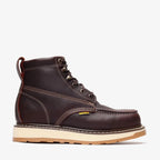 Bonanza Frontier Dual 6” Moc Toe Work Boot – Burgundy - OriginalWestern.com