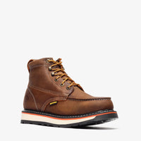 Bonanza Frontier Dual 6” Moc Toe Work Boot – Crazy Brown - OriginalWestern.com