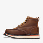 Bonanza Frontier Dual 6” Moc Toe Work Boot – Crazy Brown - OriginalWestern.com