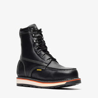Bonanza Frontier Dual 8” Moc Toe Steel Toe Work Boot – Black - OriginalWestern.com