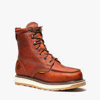 Bonanza Frontier Dual 8” Moc Toe Steel Toe Work Boot – Light Brown - OriginalWestern.com