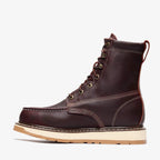 Bonanza Frontier Dual 8” Moc Toe Work Boot – Burgundy - OriginalWestern.com