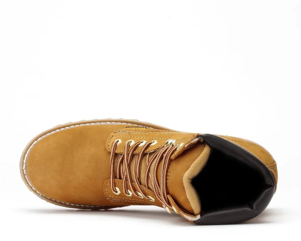 Bonanza Heartland 6” Plain Toe Work Boot– Tan - OriginalWestern.com