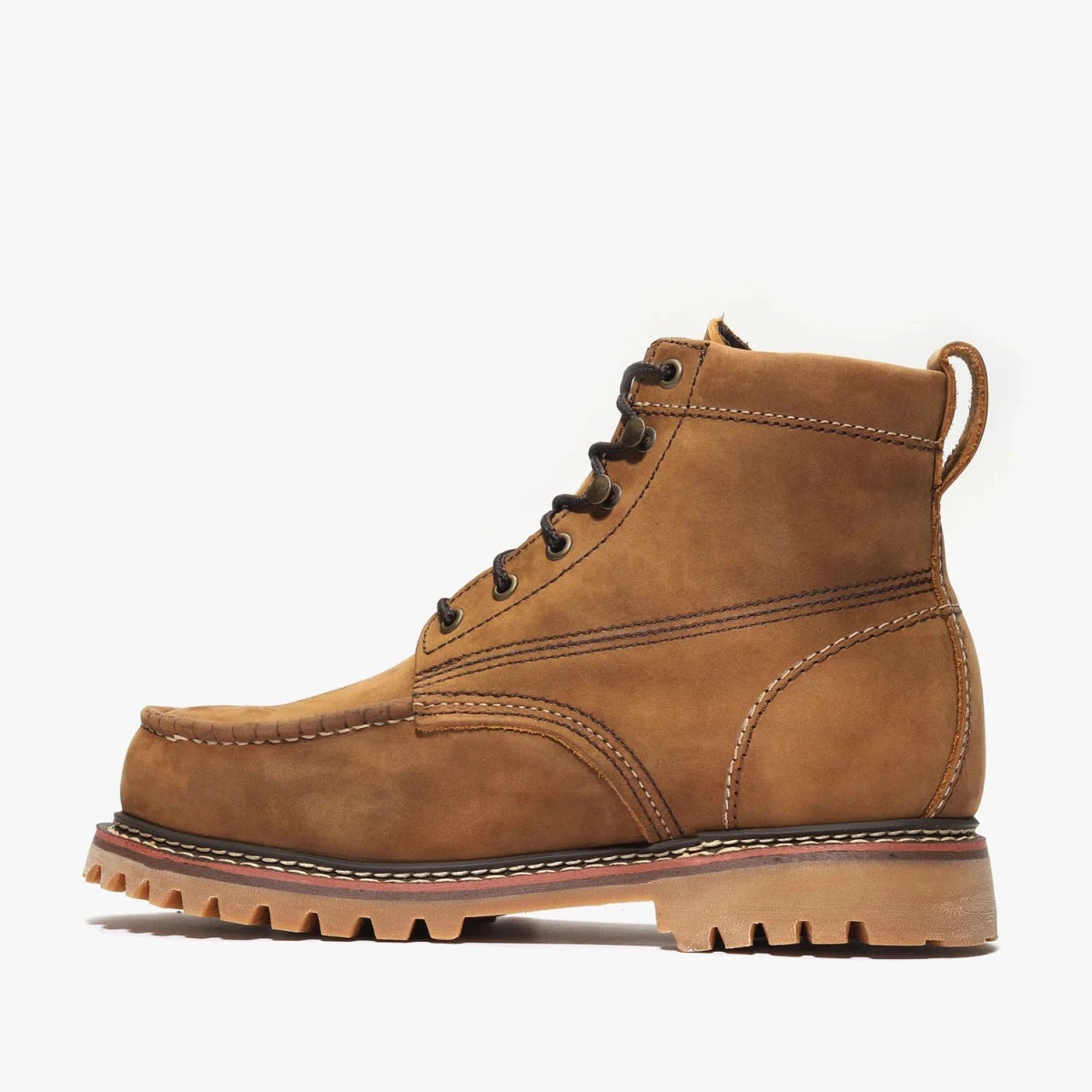 Bonanza Heritage Aztec 6” Moc Toe Work Boot – Brown - OriginalWestern.com