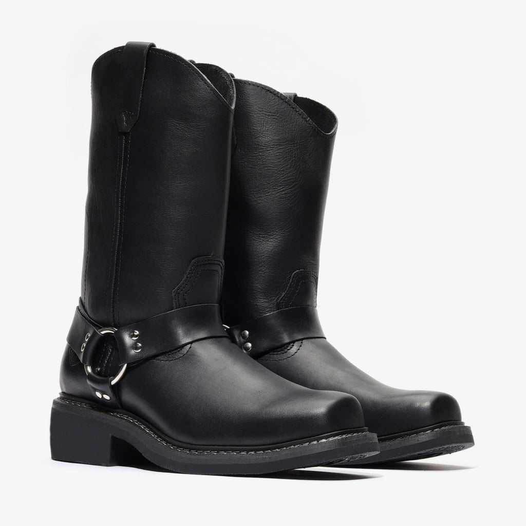 Bonanza Nomad 10” Harness Riding Work Boot – Black - OriginalWestern.com