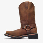 Bonanza Nomad 10” Harness Riding Work Boot – Crazy Brown - OriginalWestern.com
