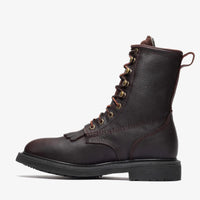 Bonanza Rancher 8” Lacer Classic Work Boot – Dark Brown - OriginalWestern.com