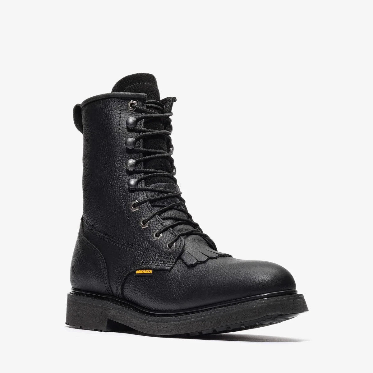Bonanza Rancher 8” Lacer Work Boot – Black - OriginalWestern.com