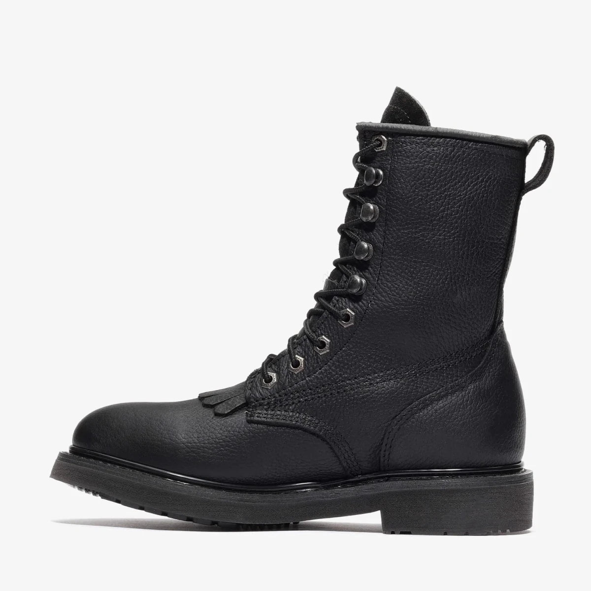 Bonanza Rancher 8” Lacer Work Boot – Black - OriginalWestern.com