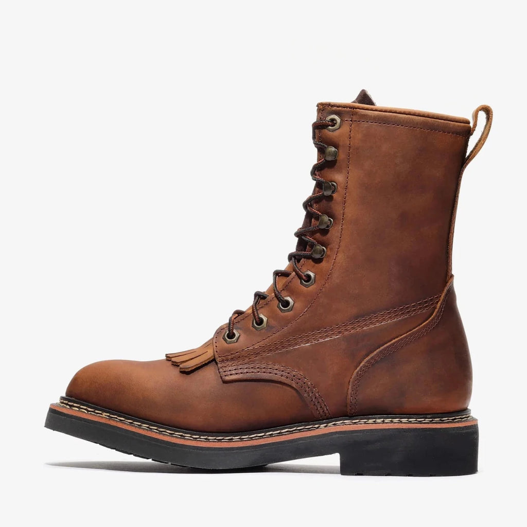 Bonanza Rancher 8” Lacer Work Boot – Crazy Brown - OriginalWestern.com