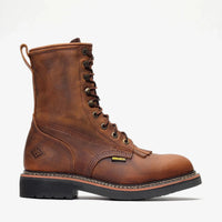 Bonanza Rancher 8” Lacer Work Boot – Crazy Brown - OriginalWestern.com
