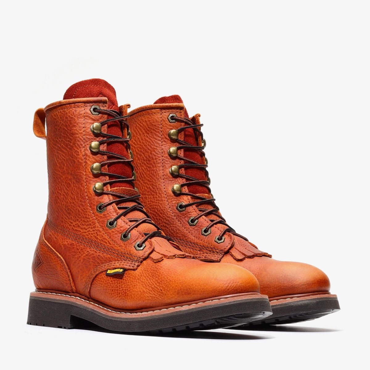 Bonanza Rancher 8” Lacer Work Boot – Light Brown - OriginalWestern.com