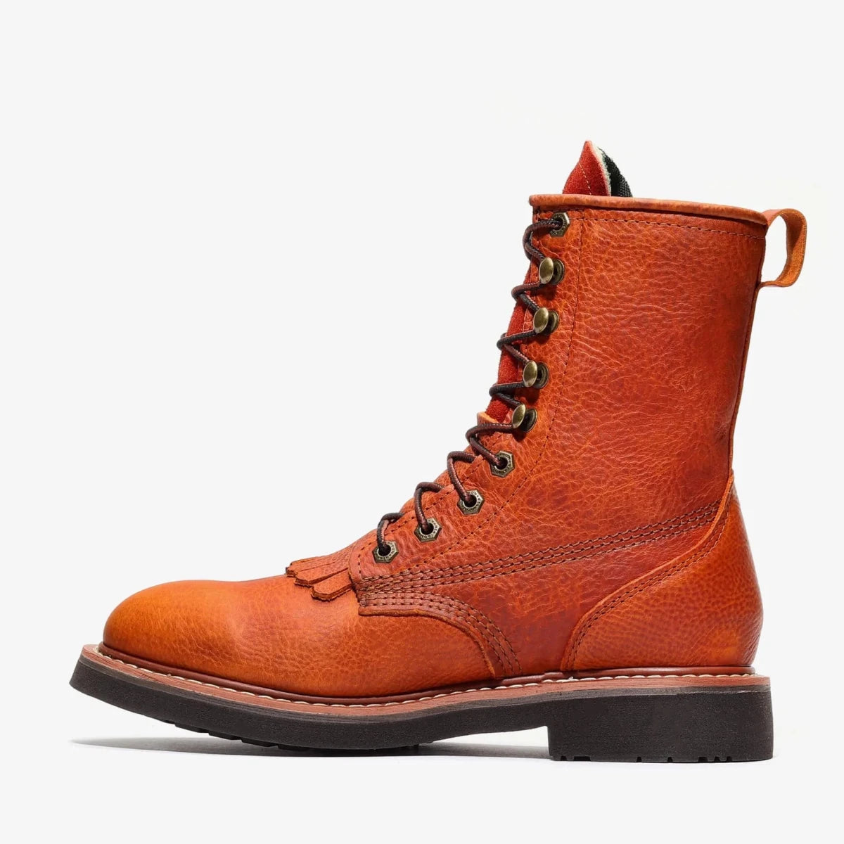 Bonanza Rancher 8” Lacer Work Boot – Light Brown - OriginalWestern.com