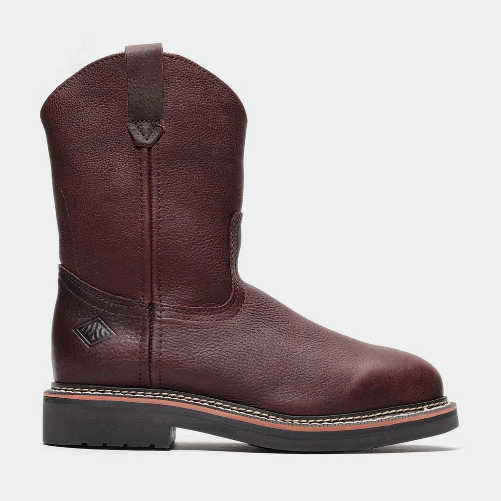 Bonanza Rancher Classic 10” Wellington Work Boot– Burgundy - OriginalWestern.com