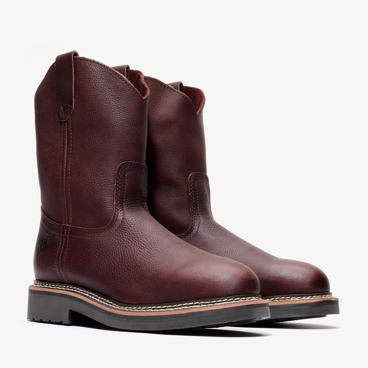Bonanza Rancher Classic 10” Wellington Work Boot– Burgundy - OriginalWestern.com