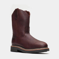 Bonanza Rancher Classic 10” Wellington Work Boot– Burgundy - OriginalWestern.com